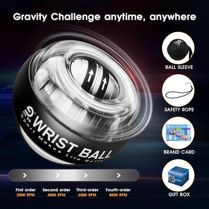 LED Wrist Ball (Clear Black)